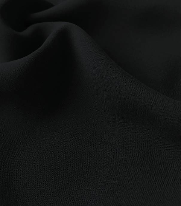 Tissu voile de viscose Noir